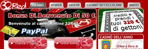 32red casino italiano