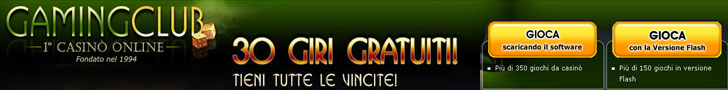 gaming club casino giri gratis slot machine online