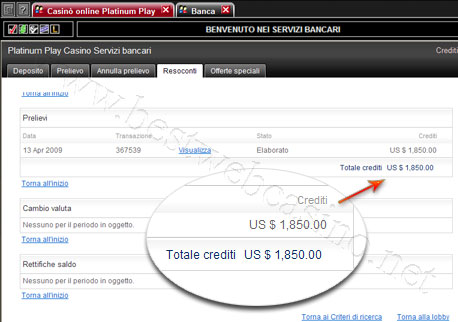bonus free hour platinum play casino