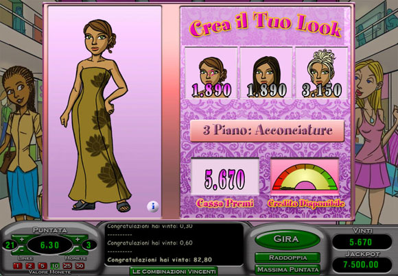 slot machine shopping spree