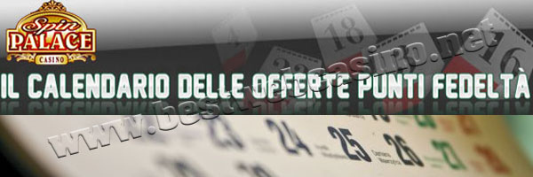 calendario promozioni spin palace casino