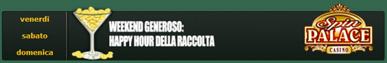 calendario promozioni spin palace casino
