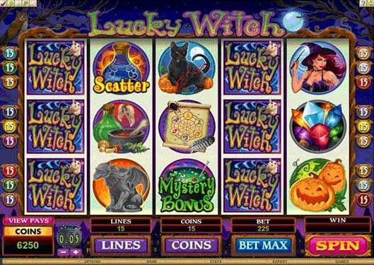 slot machine lucky witch