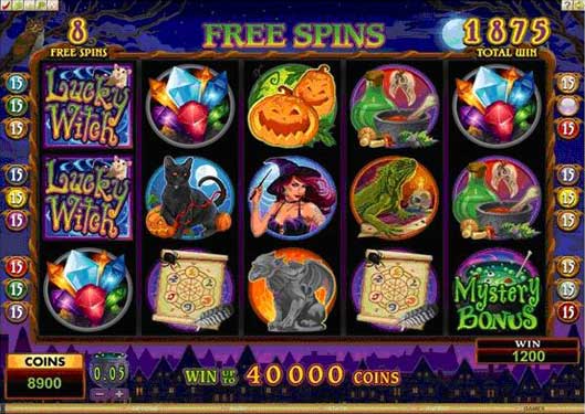 slot machine lucky witch