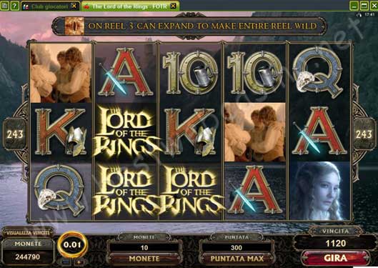 slot machine online il signore degli anelli
