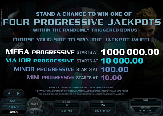 the dark knight slot machine online